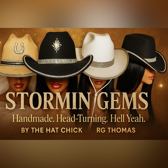 COPY - Western Rhinestone Black Cowboy Hat | Custom Made - Picture 6 of 6